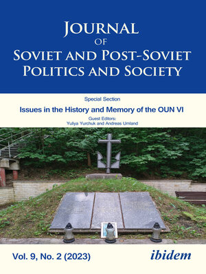 cover image of Journal of Soviet and Post-Soviet Politics and Society, Volume 9, No. 2 (2023)